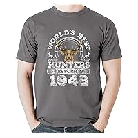 80 Years Old Deer Hunter Born In 1942 80Th Birthday Hunter T-Shirt, Sweatshirt, Hoodie For Men, Women, Kids