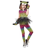 Rubies Girl's Forum Neon Leopard CostumeChild's Costume