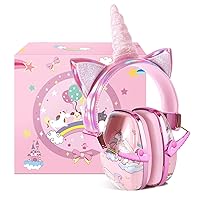 Kids Ear Protection,Noise Cancelling Sound Proof Headphones for Toddlers Children Teens,Sound Blocking Kids Hearing Protection Earmuffs for Concerts,Autism,Unicorn Gifts for Girls Age 1 Up