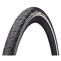 Continental Ride City Tire - Clincher, Wire, Black/Reflex, ExtraPuncture Belt, E25 | 26' or 700 Sizes