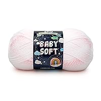 Lion Brand Yarn (1 Skein) Babysoft Baby Yarn Yarn, Parfait Print