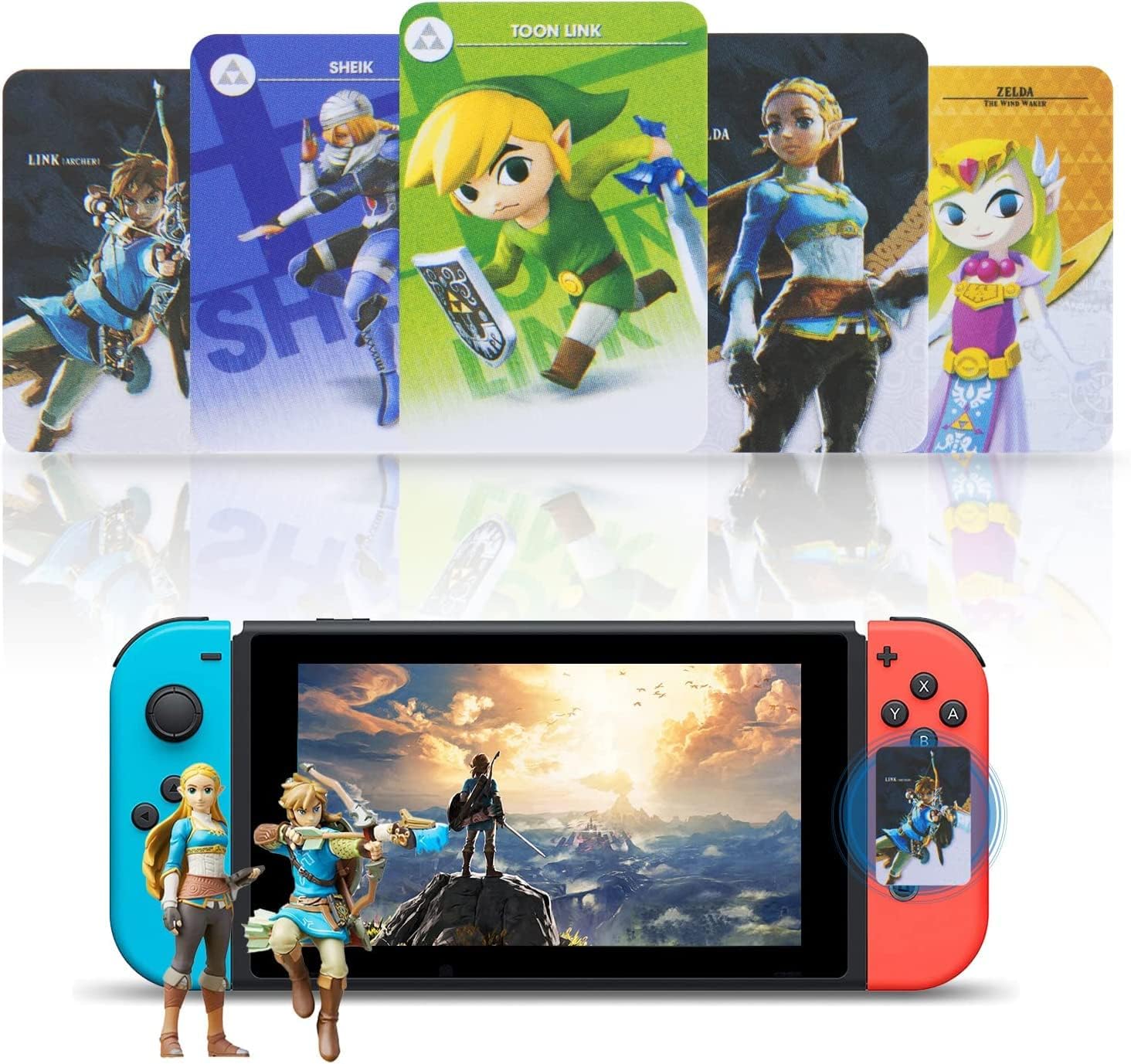 [Newest Version] 36pcs Mini NFC BOTW Cards Full Amibo Set Compatible with Legend of Zelda: Breath of The Wild