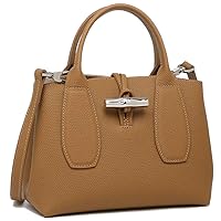 Longchamp 10095 HPN Roso Women's Handbag, Shoulder Bag, HPN Rosau Top Handle Bag S, [Parallel Import]