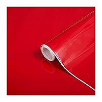 d-c-fix Peel and Stick Contact Paper Red Glossy Plain Look Self-Adhesive Film Waterproof & Removable Wallpaper Decorative Vinyl for Kitchen, Countertops, Cabinets 26.5