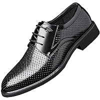 WEWIN Business Shoes, Mesh Men's Sandals, Leather Shoes, Large Size, Men's Shoes, Walking, Casual, Lightweight, Comfortable, Non-stuffy, Odor Resistant, Breathable