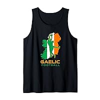 Irish Gaelic Football Player Ireland Flag Jersey Color Art Tank Top