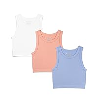 WallFlower Women's Insta Smooth Seamless Tank Tops 3-Pack (Standard and Plus)