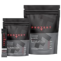 Protekt Hydration Liquid Electrolyte Packets - Organic Electrolytes and Sugar-Free Energy Packets - Raspberry