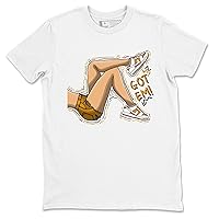 Dark Curry Design Printed Got Em Legs Sneaker Matching T-Shirt