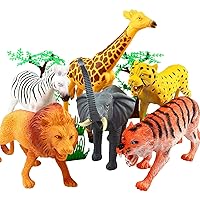 Animal Toy, 64 Pack Mini Wild Jungle Realistic Plastic Animals Figure Toys  Set, for Kids Boy Girl Party Favors Pinata Goodie Bag Stuffers Easter Egg