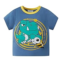 2t Boy Thanksgiving Shirt Sleeve Dinosaur Letter Prints T Shirt Tops Boys Undershirts Size 6