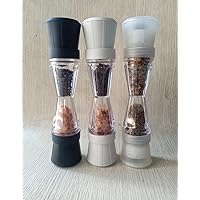 2 in 1 adjustable salt and pepper grinder mill, 3.5 oz capacity, 50 sets of 3 (YCB-SP-I08)
