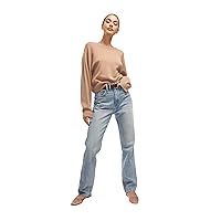 Equipment Women's Lilou V Neck Cashmere Sweater in Camel