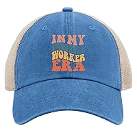 in My Postal Worker Era Hats for Men Baseball Caps Cool Washed Dad Hats Breathable