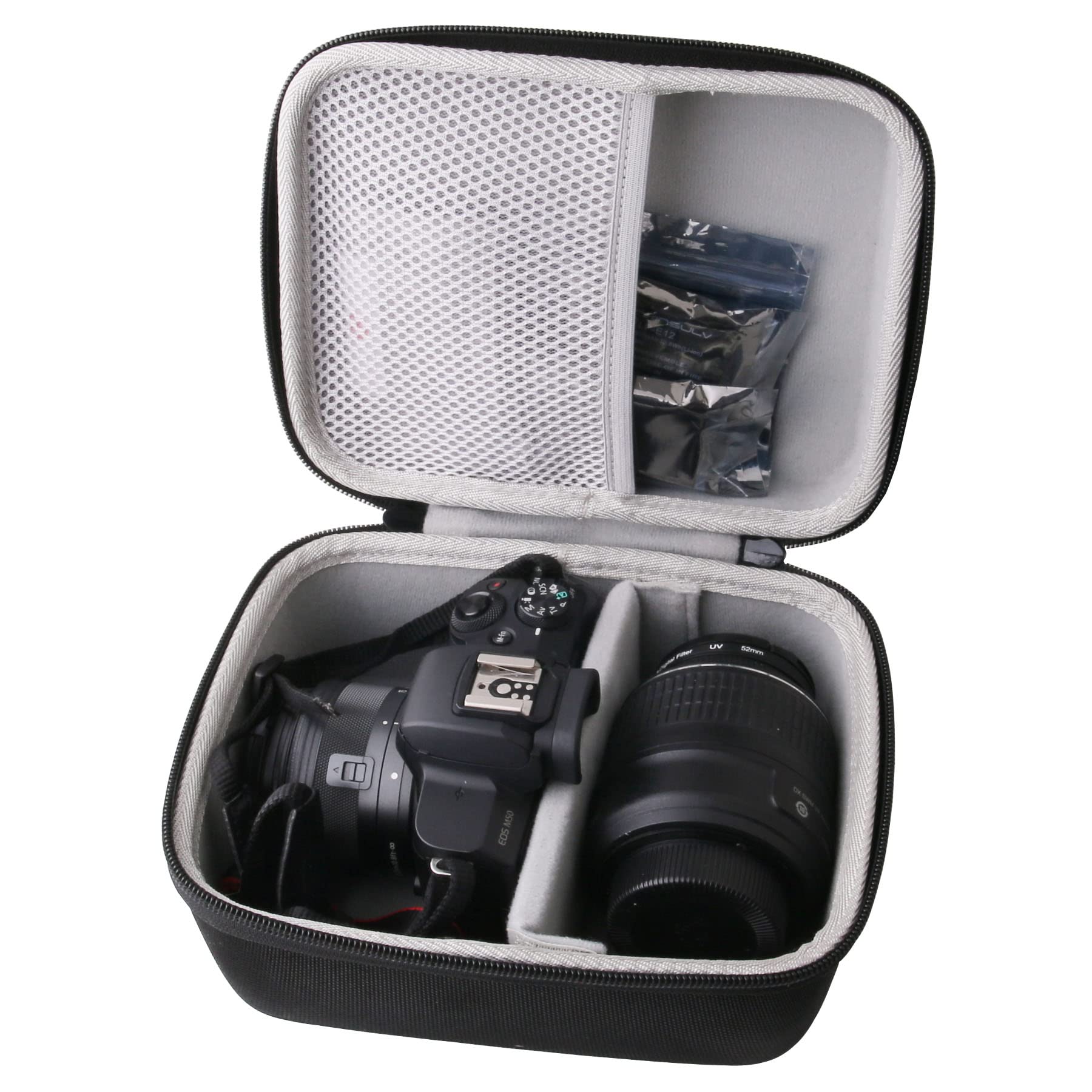 Genuine Real Leather Half Camera Case Bag Cover for Canon EOS M50 M50 Mark  ii | eBay