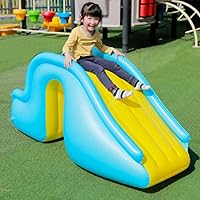 Inflatable Slide Naughty Castle Long Water Slide for Toddler Backyard Indoor and Outdoor Party Dry Playground Sets