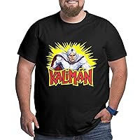 Kaliman Plus Size Mens Shirts Summer Breathable Big Tall Short-Sleeve T-Shirt Sports Running Top Tee