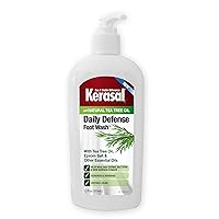Kerasal Daily Defense Foot Wash Daily Cleanser for Feet, 12 Ounce