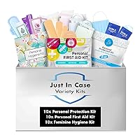 Just in Case Variety Pack | 30 Assorted Individual Personal Kits | Give The Gift of Convenience with These Charity Kits | Natural Disasters, Homeless, Friends and Family in Need (Butterfly & Multi)
