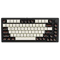 INLAND KB83 MK Pro Gaming Keyboard Hot-swappable, 75% Layout Wired QMK/VIA Mechanical Keyboard Mac & Windows, Full Alu, Gasket Mount, PBT Keycaps & Knob, RGB Side Light, Brown Switch