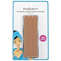 Nail File Set, 30 Count, Double Sided 4.5 Inch Emery Board Nail Files for Natural Nails Care, Pedicure and Manicure Tools
