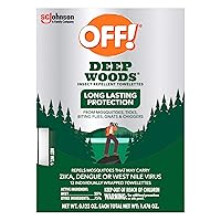 Deep Woods Mosquito and Insect Repellent Wipes, Long lasting, 12 Individually Wrapped Wipes