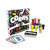 Ginger Fox Corks Family Party Fun | The Fast Paced Fun Action Card Game of Speed and Elimination | Great for Larger Groups and Small Get Togethers for Up to 14 Players | Match and Snatch to Win!