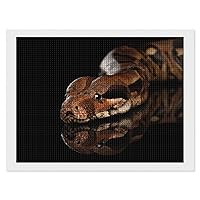 Snake Boa Constrictor Decorative Diamond Art Painting Kits Funny 5D DIY Full Drill Diamond Pictures Home Decor 12