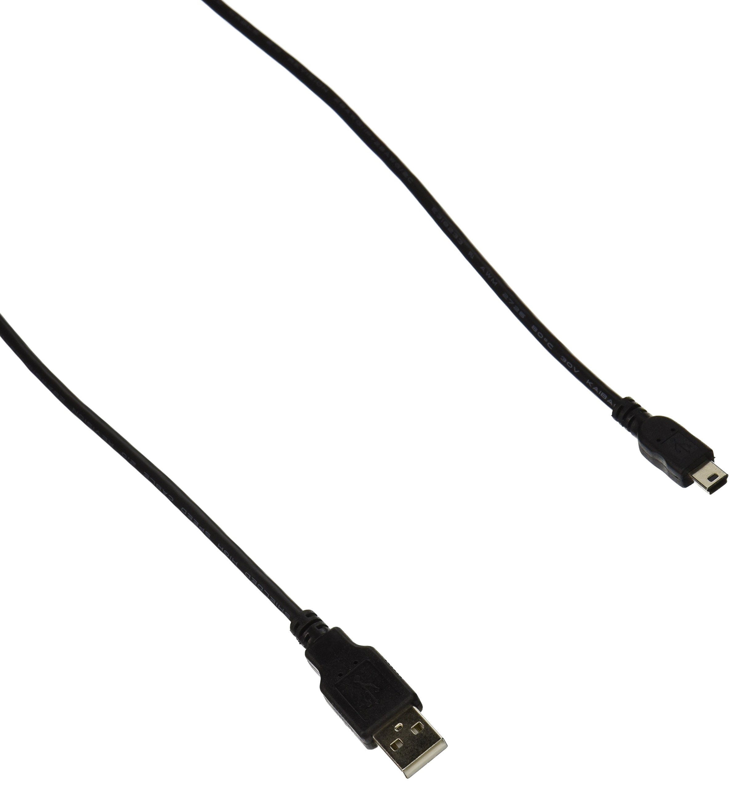 Monoprice 3-Feet USB A to mini-B 5pin 28/28AWG Cable (103896) Black
