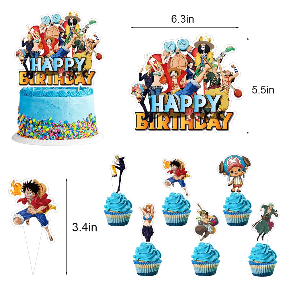 Mua Hilloly One Piece Balloons 32 Pieces One Piece Birthday Decorations  Kit, Caroon Balloons Birthday Decorations Anime Party Accessories, Cake  Cupcake Topper, One Piece Theme Party Favour trên Amazon Đức chính hãng