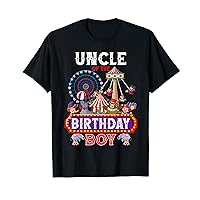 Uncle Of The Birthday Boy Carnival Circus 1st Birthday T-Shirt