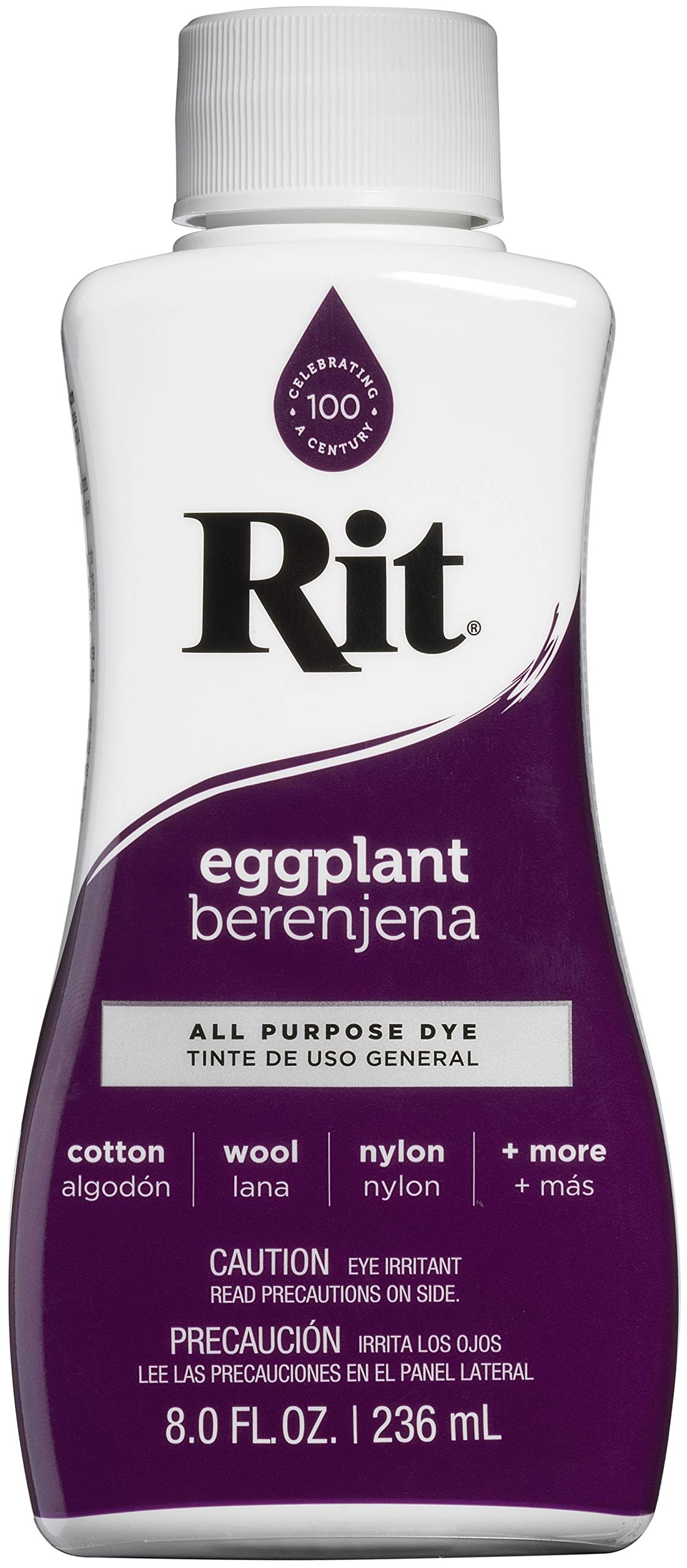 Rit Dye Liquid 8oz-Eggplant