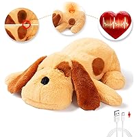 The 3rd Generation Heartbeat Puppy Toys for Dogs, More Lifelike Mom with Upgraded Simulating Breathing/Body Temperature Dog Toys, Dog Anxiety Relief and Calming Aid,USB Rechargeable