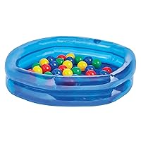 Inflatable 2 Ring Ball Pit w/ 30 Balls, Multicolor, AD19842