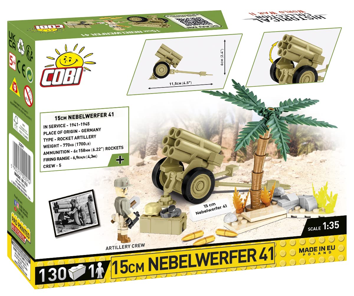 COBI Historical Collection: World War II 15cm Nebelwerfer 41