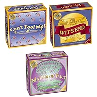 Can't Fool Me + Wit's End + Matter of Fact = Triple Play Board Game Bundle for Game Night
