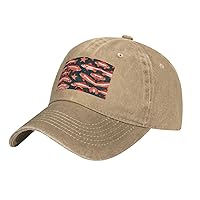 Salmon Outdoor Baseball Cap Unisex Style Dad Hat Adjustable Headwear Sports Hat Casual Hat