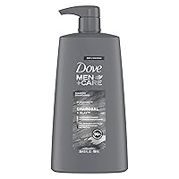 Dove Men+Care Men Shampoo For Healthy-Looking Hair Charcoal + Clay Naturally Derived Plant Based Cleansers 25.4 oz