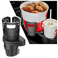 2 in 1 Cup Holder Expander for Car &Phone Holder,Multi-Purpose Car Cup Holder and Organizer,Universal Car Drink Holder Expander for Most Cars Trucks SUVs