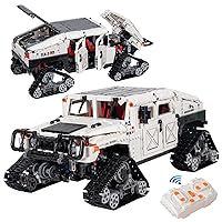 Hummer Off-Road Remote Control Car Building Blocks,1:8 MOC Remote Control Car Building Blocks,with technic motorize Set，Remote Compatible with Lego Car for Boys Age 8-12 Gift(3088pcs)
