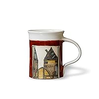 16 oz Red Coffee Mug, Large Pottery Mug, Ceramic Tea Mug, Unique Handmade Teacup, Wheel Thrown Pottery