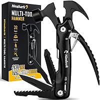 Father's Day Gifts from Daughter, Hammer Multitool, Dad Gifts from Wife, Son, Kids, Birthday Gifts for Men, Him, Grandpa, Gifts for Dad Who Wants Nothing, Camping Essentials Gadgets Tools for Men