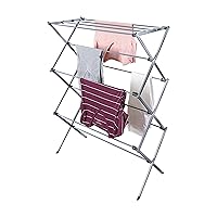 Oversize Collapsible Clothes Drying Rack DRY-09066 Silver, 50 lbs