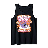 Please Stop Calling Me, Anti Valentine's Day, Cupid Stupid Tank Top