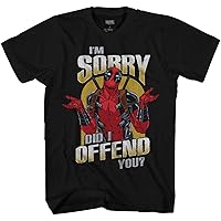 Marvel Deadpool Sorry Did I Offend Graphic T-Shirt for Adults