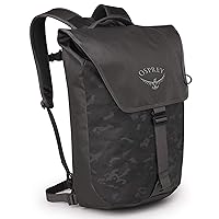 Osprey Transporter Unisex Flap Laptop Backpack, Camo Black