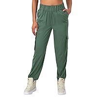 Champion Women'S Cargo Pants, Lightweight Pants With Cargo Pockets For Women, Casual Pants, 29