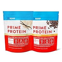 Equip Foods Prime Protein Powder Vanilla & Prime Protein Powder Iced Coffee