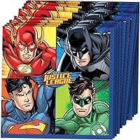 Unique Justice League Luncheon Paper Napkins - 6.5