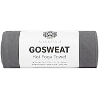 Shandali GoSweat Non-Slip Hot Yoga Towel with Super-Absorbent Soft Suede Microfiber in Many Colors, for Bikram Pilates and Yoga Mats.